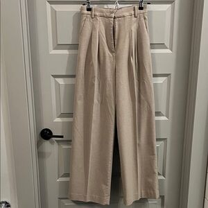 H&M Women’s Tan High Waisted Dress  Pants